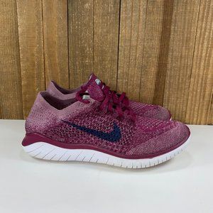 nike free rn flyknit red